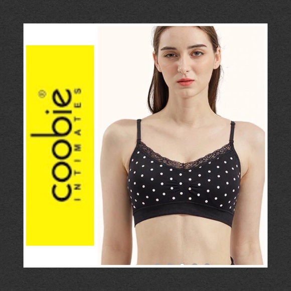 Coobie V-Neck Lace Trim Bra 9042 - Picture 2 of 6